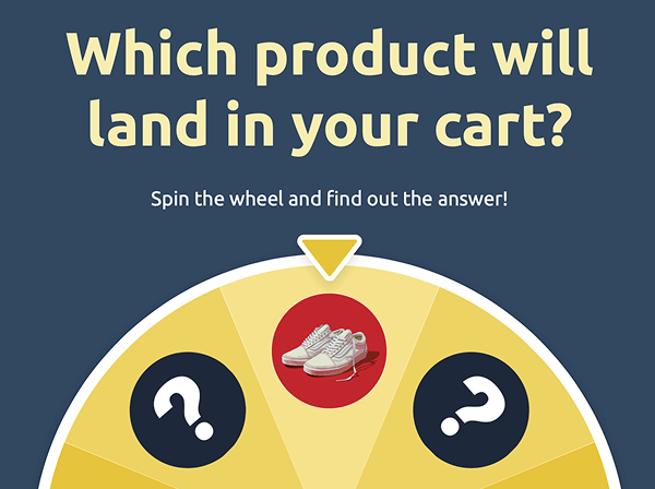 Preview for template "Which product will land in your cart?"