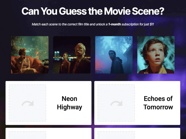 Preview for template "Bisakah Anda Menebak Adegan Filmnya?"