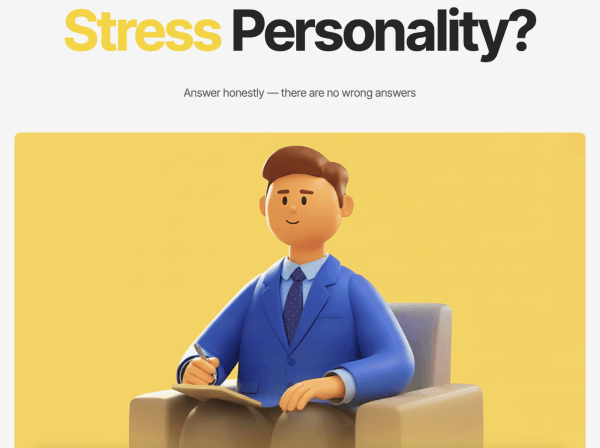 Preview for template "Hvad er din stresspersonlighed?"