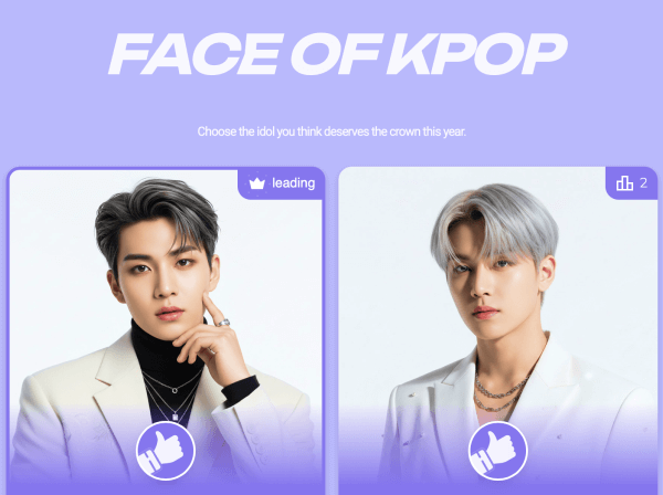 Preview for template "FACE OF KPOP"