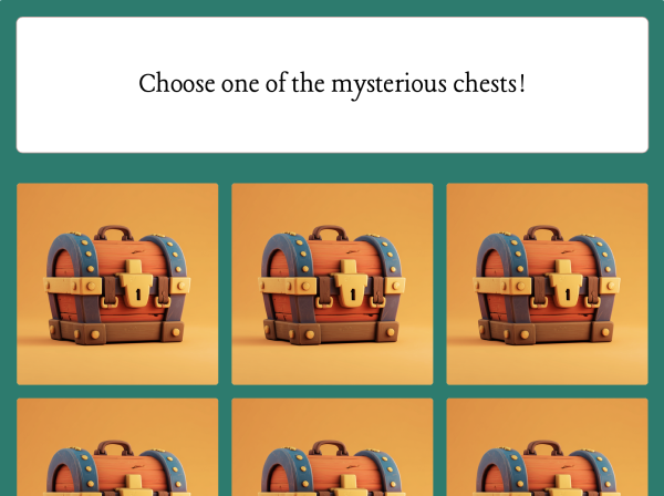 Preview for template "Find the Hidden Treasure!"