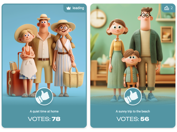 Preview for template "Ваш идеальный семейный отпуск"