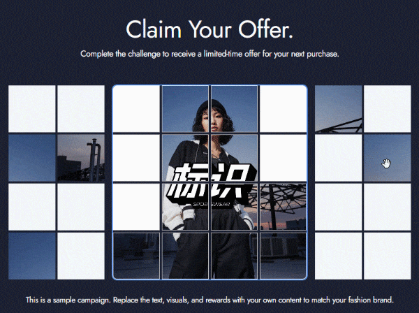 Preview for template "Streetwear Promo Pussel"