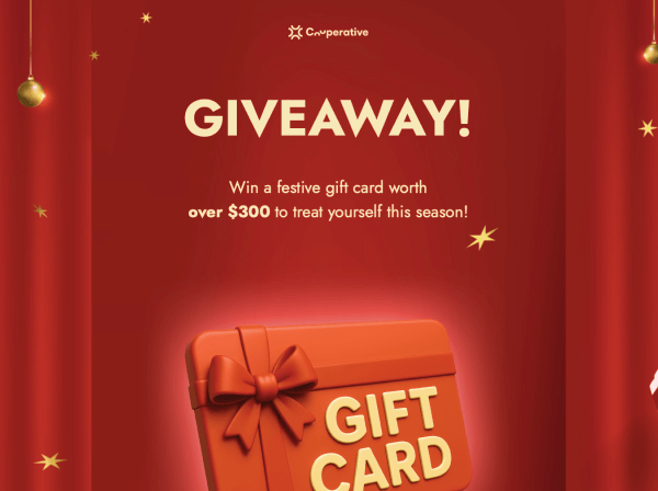 Preview for template "One-Click Christmas Giveaway"