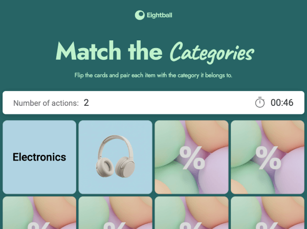 Preview for template "Memory-Spiel für Einzelhandel und E-Commerce"